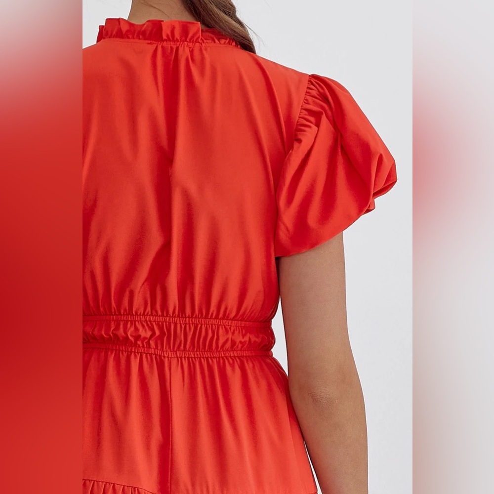 Red Maxi Dress - Picture 4 of 14